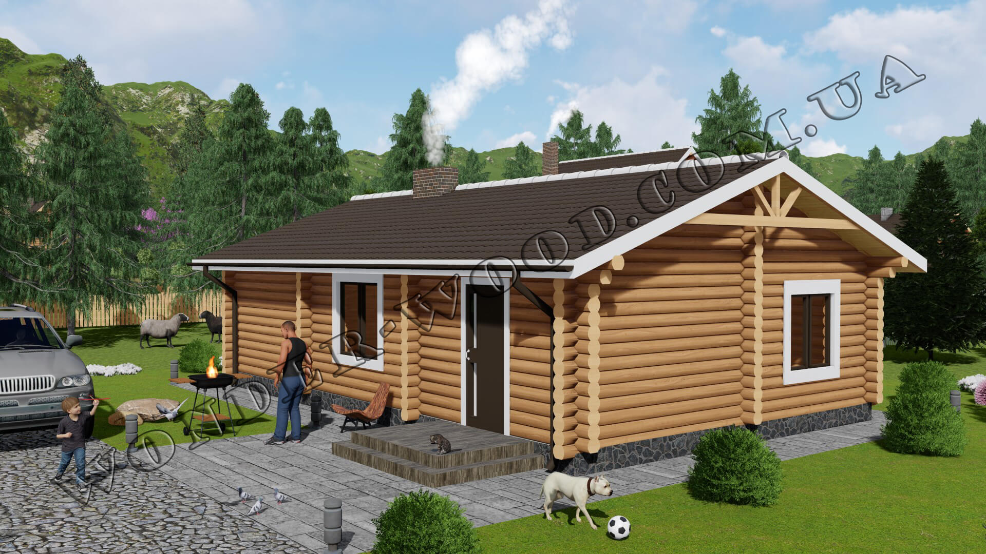 Holzhaus "Bayern"-2