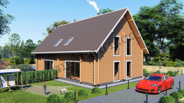 Wooden house "DREZDEN"-1