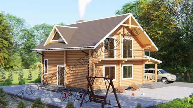 Wooden house "DUBLIN"-1