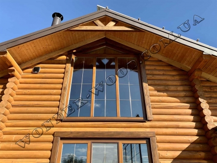 How to process a wooden house from the outside? 